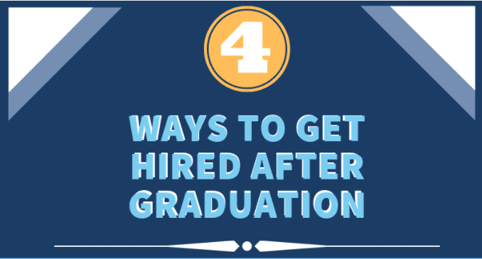 4 Ways to Get Hired After Graduation – Infographic